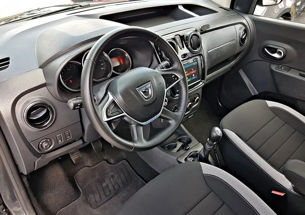 Dacia Dokker cena 57900 przebieg: 56000, rok produkcji 2020 z Międzyrzecz małe 667